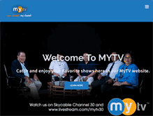 Tablet Screenshot of mytvmychannel.com